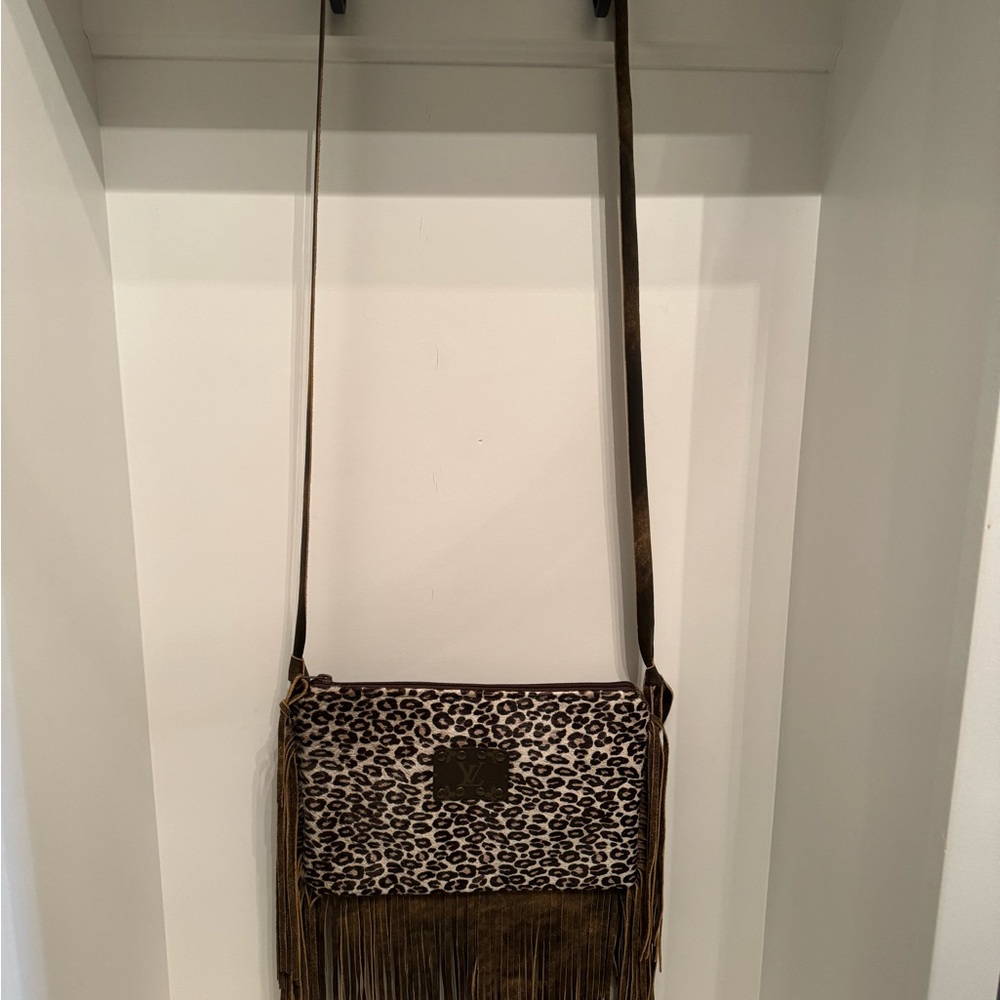 Keep It Gypsy Upcycled LV Fringe Crossbody - Picture 3 of 8